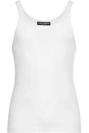 Dolce & Gabbana Débardeur En Jersey De Coton Nervuré