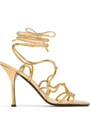 VALENTINO GARAVANI Sandales En Cuir Rockstud 100 Mm
