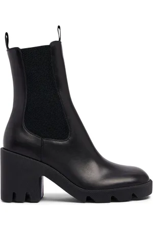 Burberry Bottes Chelsea En Cuir Lf Stride 85 Mm
