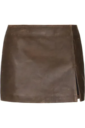 Manokhi Jupe Courte En Cuir Deline