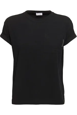 Brunello Cucinelli T-shirt En Jersey À Manches Courtes
