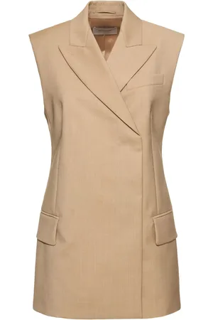 Sportmax Veste Sans Manches En Laine Mélangée Ilex