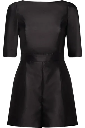 Max Mara Combi-short En Coton Et Soie Sandalo