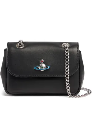 Vivienne Westwood Petit Sac Porté Épaule À Chaîne En Cuir