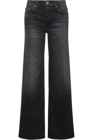RE/DONE Jean Ample Taille Mi-haute