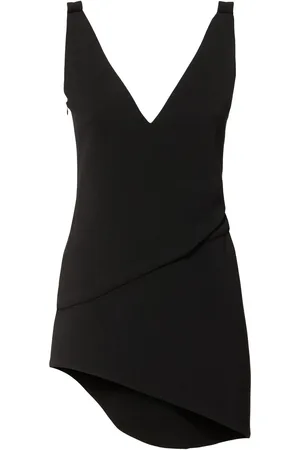 J.W.Anderson Robe Courte En Laine Mélangée À Col En V