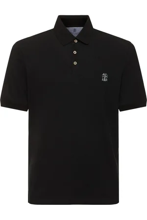 Brunello Cucinelli Polo En Piqué À Logo