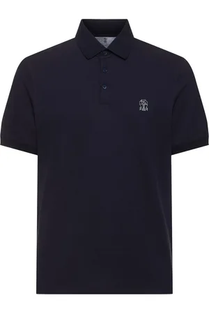 Brunello Cucinelli Polo En Piqué À Logo