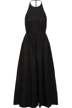 Reformation Robe Mi-longue En Lin Percy
