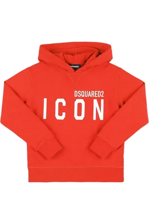 Dsquared2 Sweat-shirt En Coton Imprimé À Capuche Icon