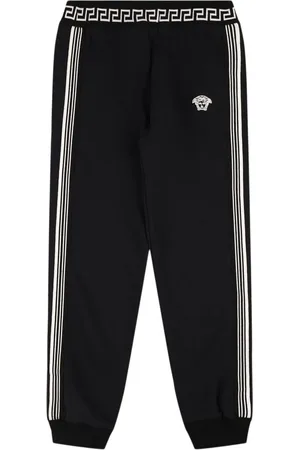 VERSACE Pantalon En Coton Brodé