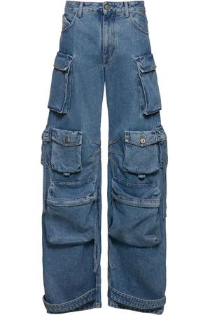 The Attico Jean Cargo Baggy Taille Mi-haute