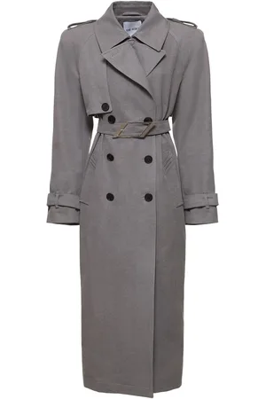 The Attico Trench-coat Long Avec Ceinture