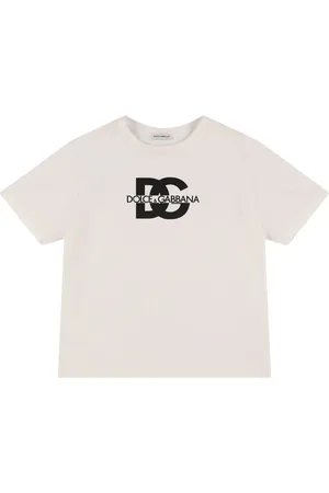 Dolce & Gabbana T-shirt En Jersey De Coton Mélangé À Logo