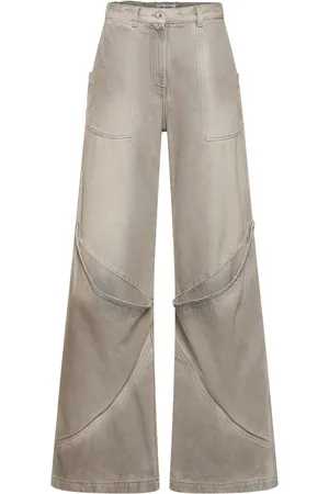 The Attico Jean Ample Effet Vintage Taille Mi-haute
