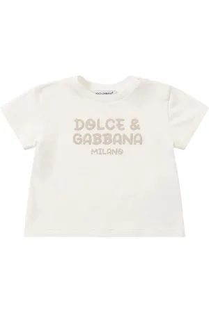 Dolce & Gabbana T-shirt En Jersey De Coton Brodé