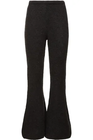 The Row Pantalon Évasé En Maille De Cachemire Gregori