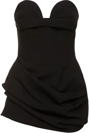 MAGDA BUTRYM Robe Bustier Courte En Laine Mélangée