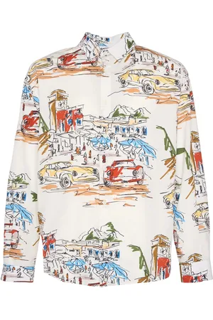 Jacquemus Chemise En Coton Imprimé La Chemise Simon