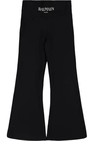 Balmain Legging Évasé En Jersey De Coton