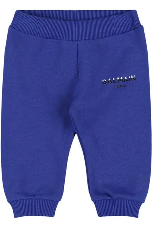 Balmain Pantalon En Coton À Logo