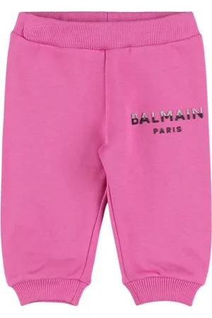 Balmain Pantalon En Coton À Logo