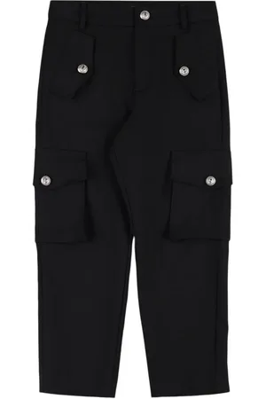Balmain Pantalon Cargo En Laine Mélangée