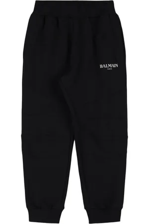 Balmain Pantalon De Sport En Coton Avec Inserts Rembourrés