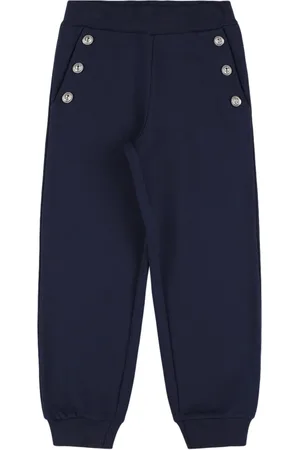Balmain Pantalon De Sport Boutonné En Coton