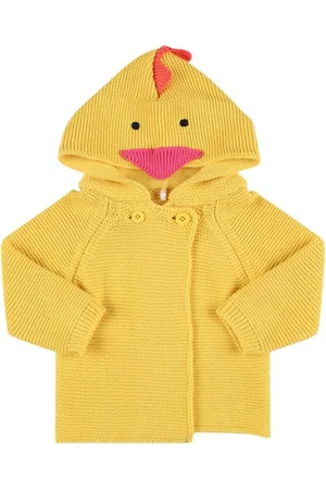 Stella McCartney Cardigan En Maille De Coton Intarsia 3d