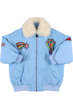 Stella McCartney Veste Bomber En Sergé De Satin Et Polyester