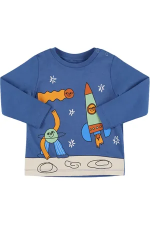 Stella McCartney T-shirt En Jersey De Coton Imprimé