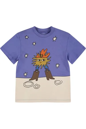 Stella McCartney T-shirt En Jersey De Coton Imprimé