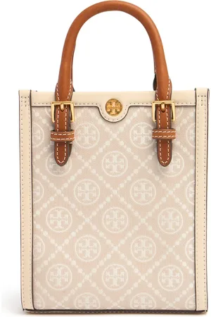 Tory Burch Sac Cabas Mini En Coton À Monogramme T
