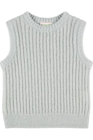 BONPOINT Gilet En Maille De Cachemire Et Laine