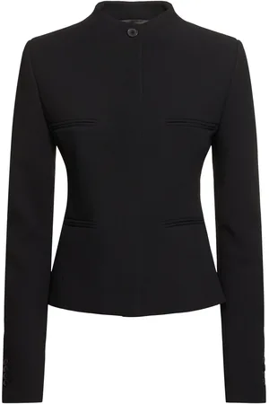 Courrèges Veste Cintrée En Crêpe Officer Heritage