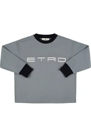 Etro Sweat-shirt En Coton À Logo Col Rond