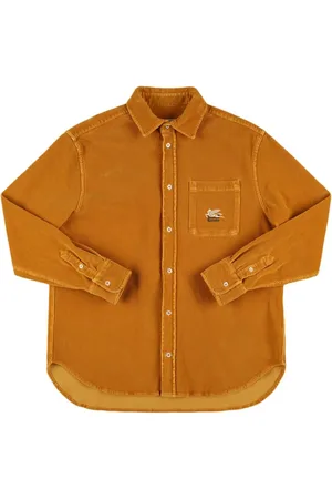Etro Chemise En Velours De Coton Mélangé
