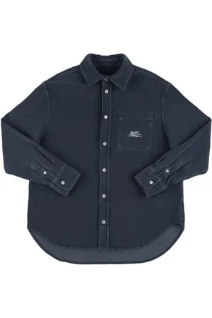 Etro Chemise En Velours De Coton Mélangé