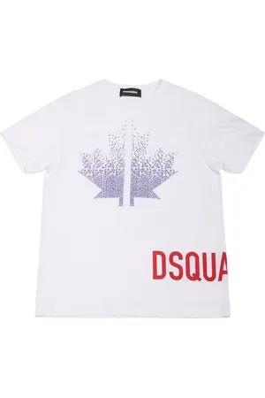 Dsquared2 T-shirt En Jersey De Coton Imprimé