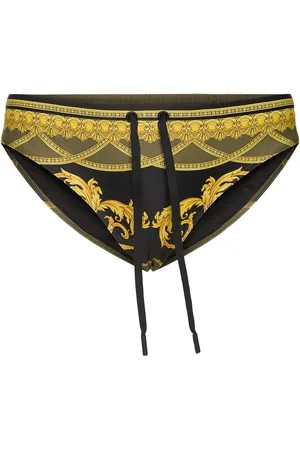 VERSACE Slip De Bain En Lycra Heritage