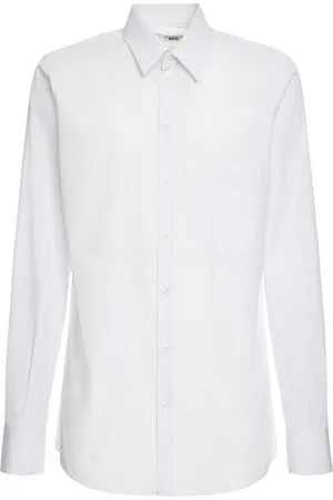 Dolce & Gabbana Chemise En Popeline De Coton À Rayures