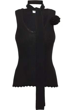 BLUMARINE Débardeur En Maille Côtelée