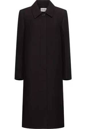 Low Classic Manteau Long En Sergé De Laine
