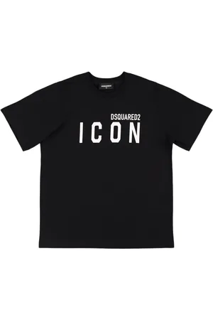 Dsquared2 T-shirt En Jersey De Coton Imprimé