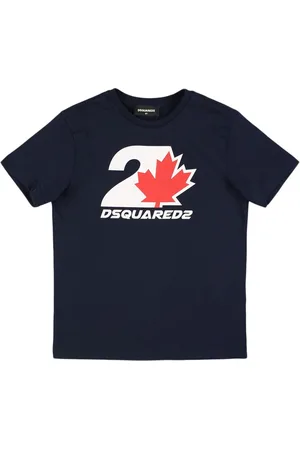 Dsquared2 T-shirt En Jersey De Coton Imprimé