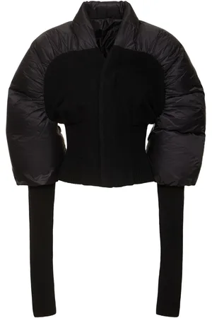 Rick Owens Doudoune En Laine Mélangée Duvetina