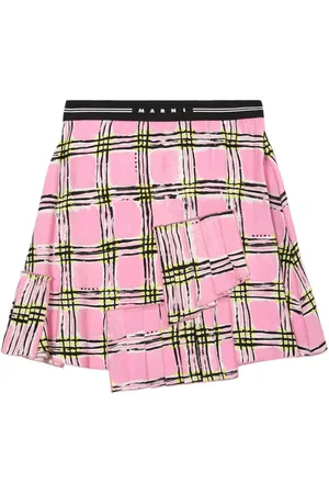 Marni Jupe En Viscose À Carreaux