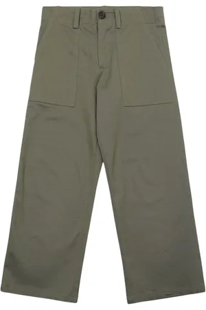 Marni Pantalon En Gabardine De Coton Mélangé