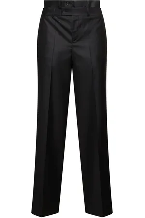 BETTTER Pantalon En Laine Mélangée À Double Taille